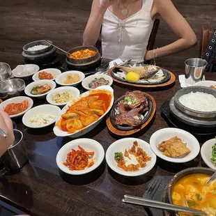 28. La Galbi and Soon Tofu Combo  29. Bulgogi and Soon Tofu Combo  32. Godeungo Gui and Soon Tofu Combo  5. Ddukbokki