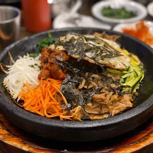 Stone pot bibimbap