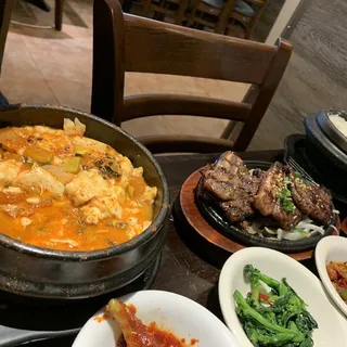 28. La Galbi and Soon Tofu Combo (choose your tofu) LA