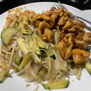 Chicken Teriyaki minus white rice Extra Stir Fry Vegetables