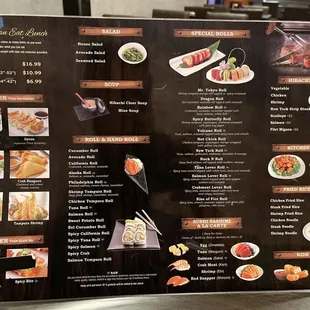 Food menu