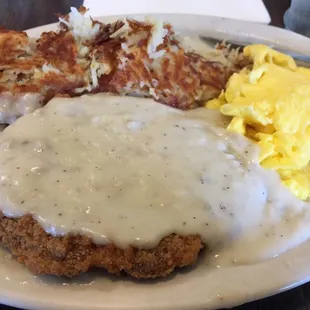 Chicken fried steak. Yummy!