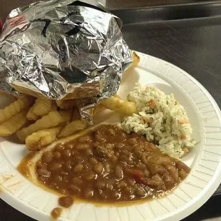 a plate of food