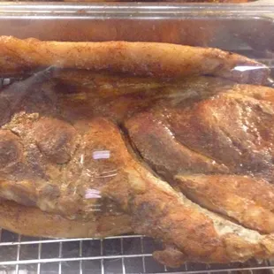 a roasting pan of meat