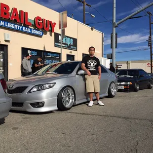 PICKING UP JUICE AT THE FAVORITE SPOT