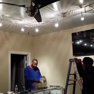 Putting together Mr. Vape.