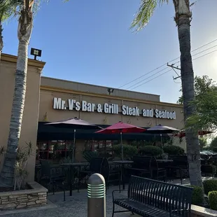 Outside patio