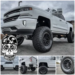 Wheel, tires, lift kit sold and installed here at Mr Wheel &amp; Tires