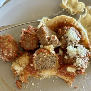 Meatball sub (this is half of the 6&quot; - saving the other half for later or tomorrow!)