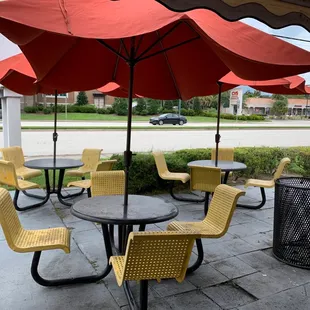 Outside seating