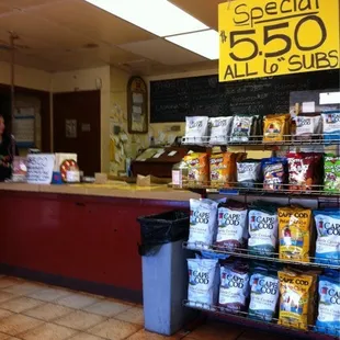 The counter
