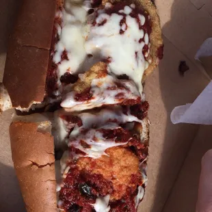 Chicken parm sub