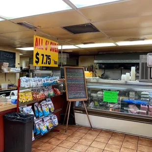 a woman behind the counter