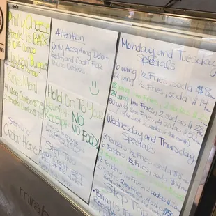 New menu deals