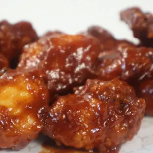 a closeup of a plate of food