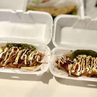 LA street/Sonoran style hotdogs