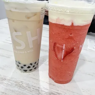 Green Milk Tea &amp; Pink Lover (L Only)