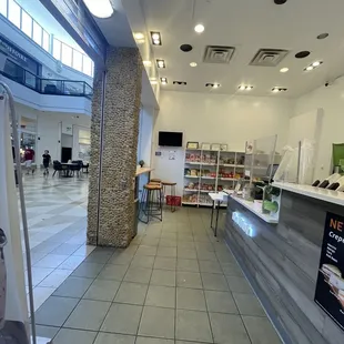 Booth high seat seating space