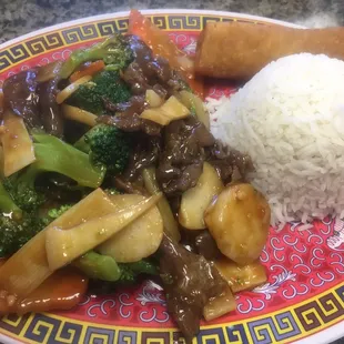 Broccoli beef...really good!