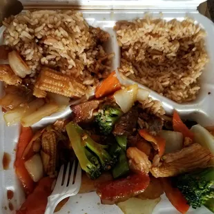 Mr wok special and egg drop soup