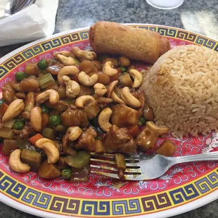 Cashew chicken.