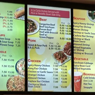 Menu 1/2025