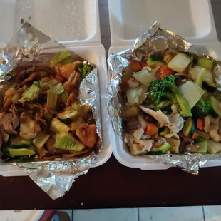 This is what was in those boxes the two dishes are almost identical.