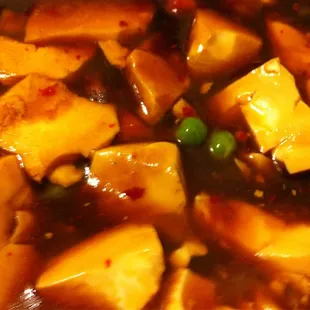 Disgusting Schezwan Tofu was like soup