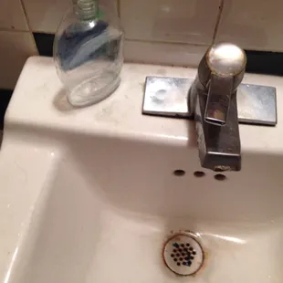 No soap and dirty bathroom on 10/12/15