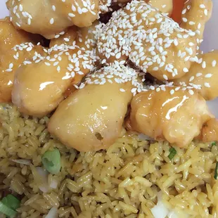 honey chicken is my favorite now！u should try it