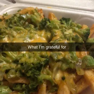 Broccoli and Cheese Dirty Fries