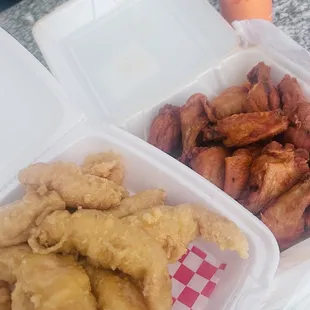Chicken Fingers &amp; Buffalo Wings