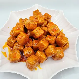 orange tofu