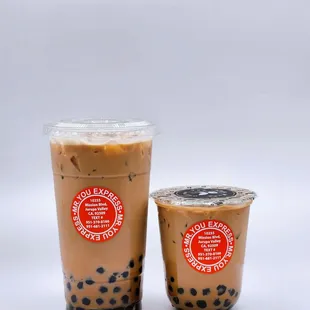 milk tea with boba