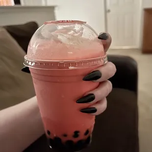 Watermelon boba