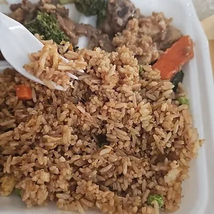 Spoiled fried rice