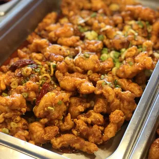 Our spicy krispy orange chicken