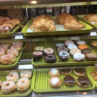 Fresh donuts. I was there right after they took out from the oven. The donuts were hot and crispy