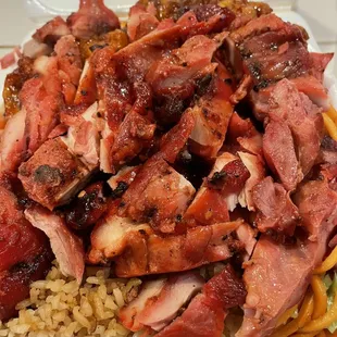 Teriyaki Chicken &amp; Spicy Orange Chicken