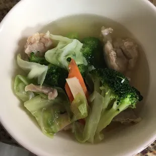 Poured out the soup and still no wonton. Augh so bummed