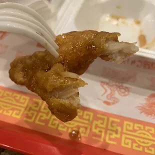 Orange Chicken with no chicken. No batter.