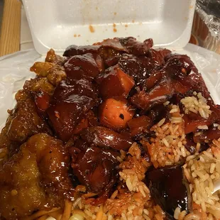 3 Item Combo C Spicy Orange Chicken Special Kung Pao Chicken Special