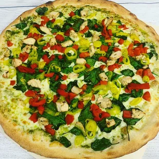 Pesto pizza
