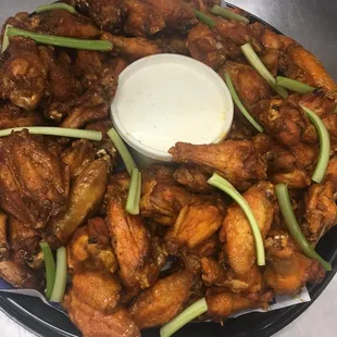 Wing platter