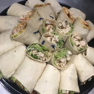 Wrap catering tray