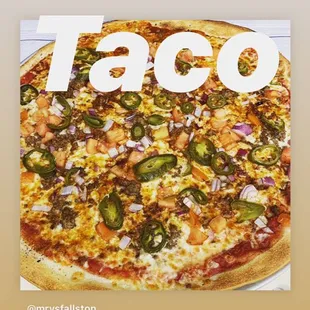Taco pizza