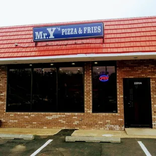 This is the 2nd Mr. Y's Pizza N Fries. The 1st restaurant, located in Darlington, has been open for 4 years.