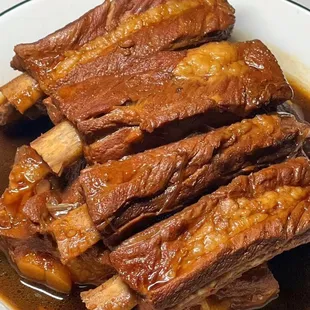 ribs, food, bbq ribs