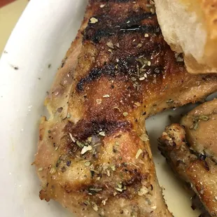 Close up of their Greek chicken