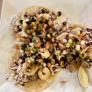 Surf &amp; Turf tacos